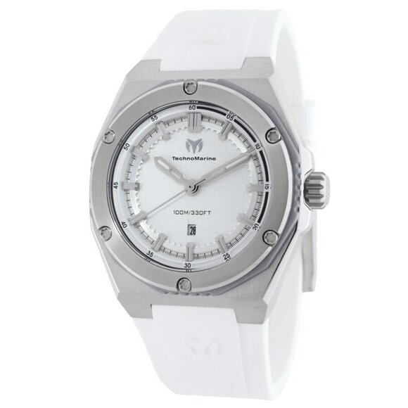 NWT Technomarine Fashion Men's Quartz Plastic and Stainless Steel Authe - Picture 1 of 3
